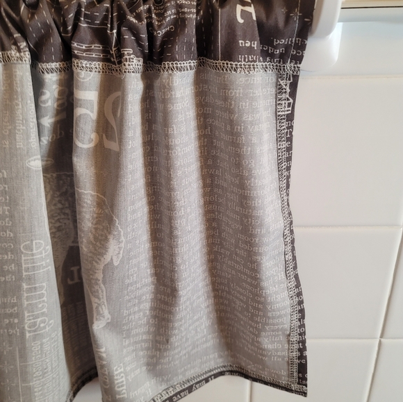 Farmhouse Window Valance Topper Professionally Sewn 13" × 53" - Picture 5 of 6